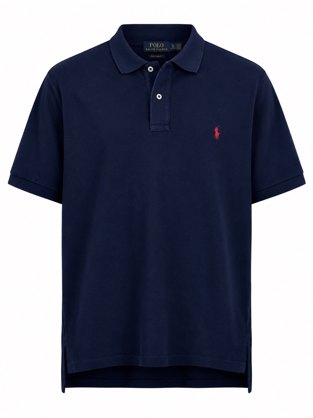 Polo Ralph Lauren Mens Tall Navy Blue Polo Shirt LT Cotton